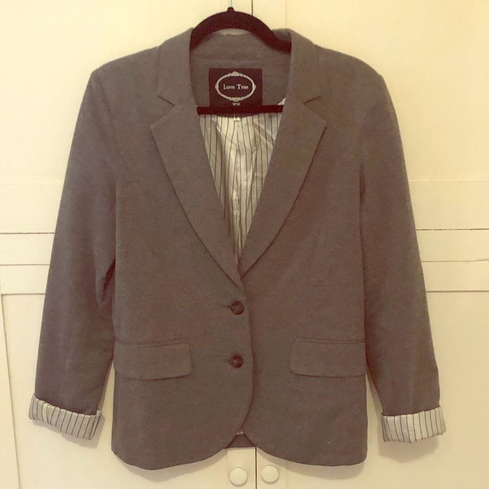 Love Tree gray blazer